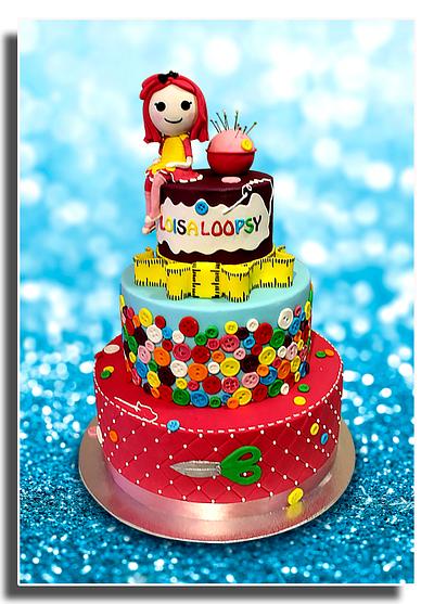 Lalaloopsy cake - Cake by The House of Cakes Dubai