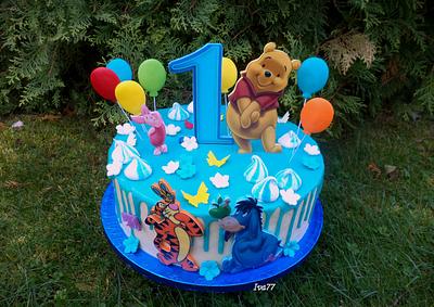  Birthday cake Pooh - Cake by  Iva 77