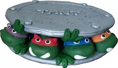 Ninja Turtles.  - Cake by Amazing Cake Topper