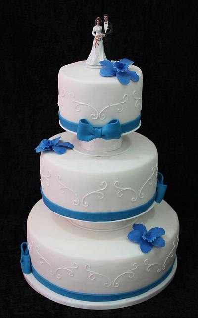 Wedding cake  - Cake by The House of Cakes Dubai