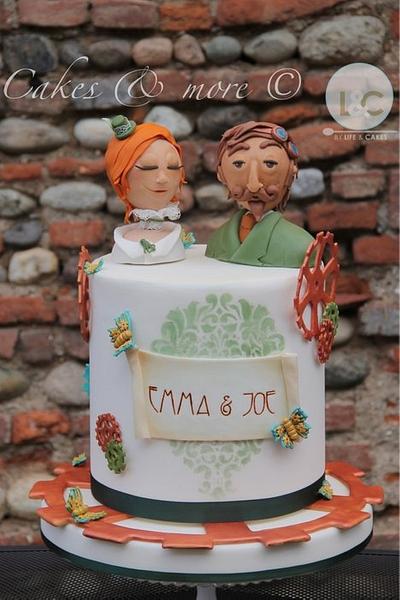 Steampunk wedding cake - Cake by Elli & Mary