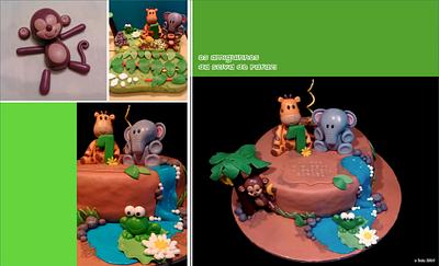 Rafael's Cute Jungle Cake - Cake by Bela Verdasca