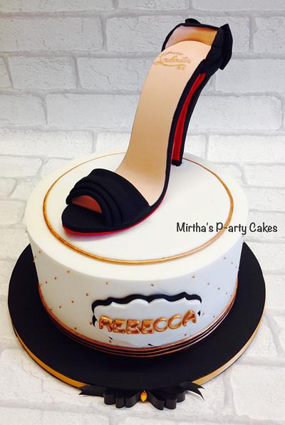 Louboutin shoe cake  - Cake by Mirtha's P-arty Cakes