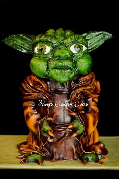 3D Yoda Cake - Cake by KarasCustomCakes