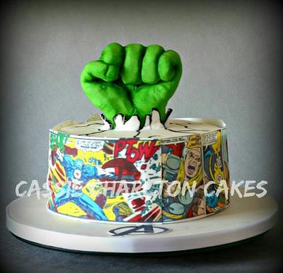 retro marvel cake - Cake by Cassie