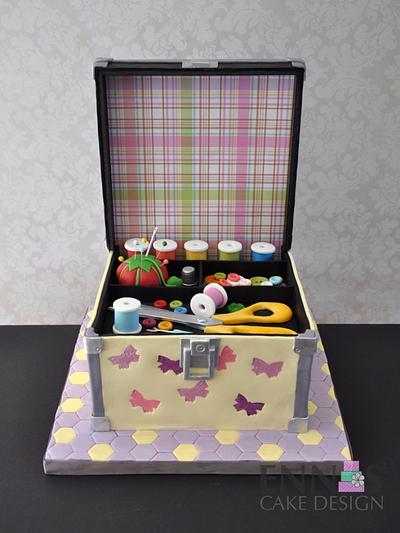 Sewing kit Cake - Cake by Irina - Ennas' Cake Design