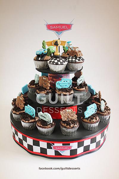 Cars Cupcakes - Cake by Guilt Desserts