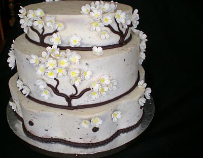 Blossom wedding cake - Cake by Marney White