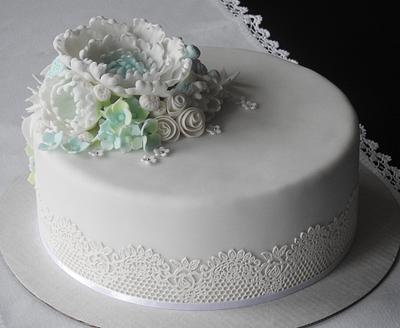 White elegance - Cake by MartaMc