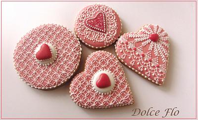 Poker of hearts - Cake by DolceFlo