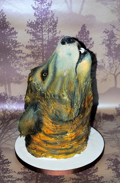 Howling Wolf - Cake by The Cornish Cakery