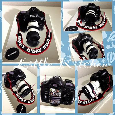 3D Canon Camera Cake - Cake by littlekitchen