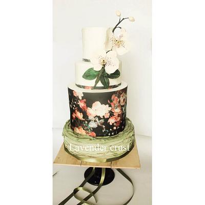 A wedding cake - Cake by Lavender crust