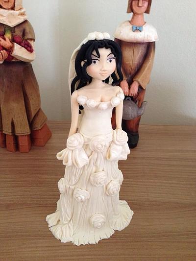 Bride figure - Cake by sibelsah
