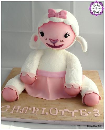 Doc McStuffins Lambie Cake - Cake by BakedbyBeth