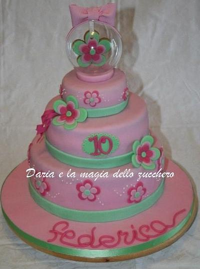 Flower cake - Cake by Daria Albanese