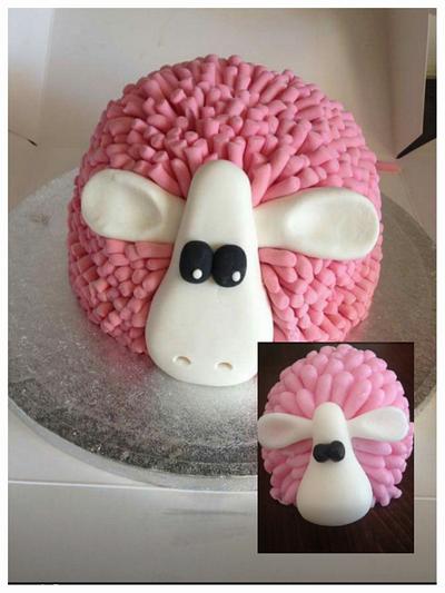 Pink sheep - Cake by nef_cake_deco