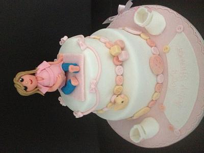Baby buttons - Cake by Bubba's cakes 