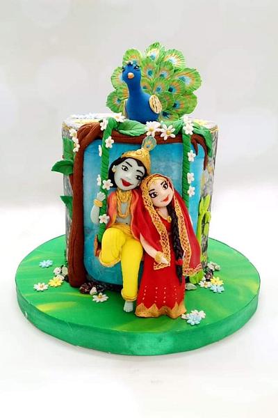 Radhakrishna - Cake by sheilavk