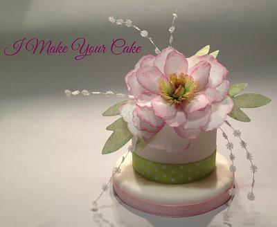 Wafer Paper Peony - Cake by Sonia Parente