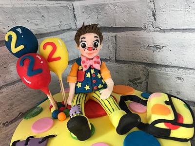 Just clowning around with Mr Tumble  - Cake by Ashlei Samuels