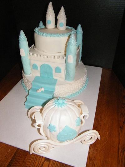 Cinderella themed 16th birthday - Cake by Judy Remaly