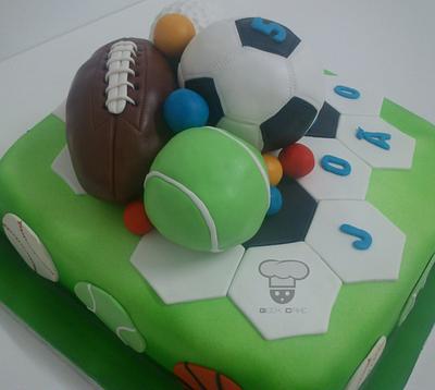 Balls!!! - Cake by Geek Cake