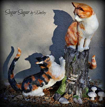 Siblings - Animal Rights Collaboration - Cake by Sandra Smiley