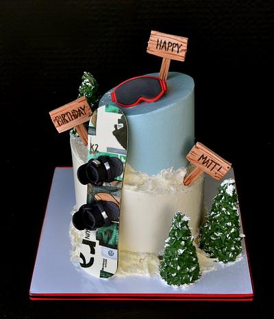 Snowboarding Cake  - Cake by sweet inspirations