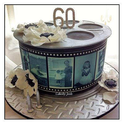 60th cake with memories - Cake by Cakesby Jools