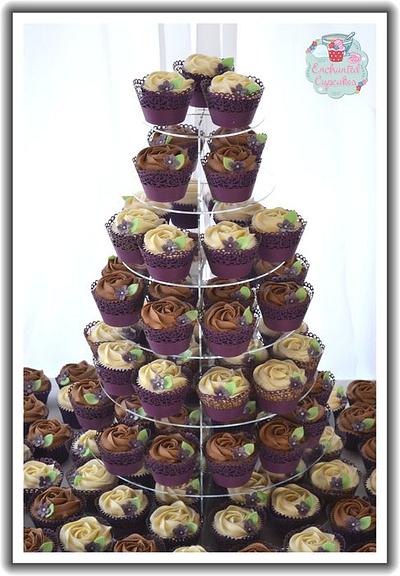 Wedding tower - Cake by Enchantedcupcakes