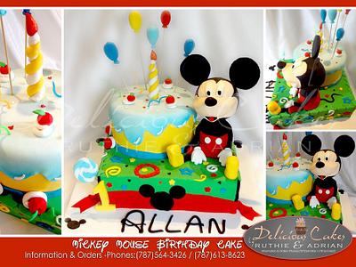Mickey Mouse Cake - Cake by Adrian Mercado