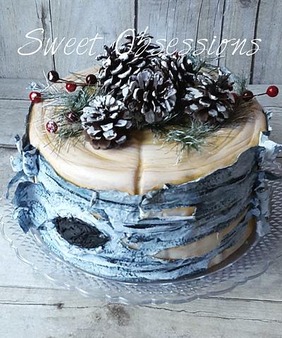 Winter Woodland Cake - Cake by Sweet Obsessions Cake Co