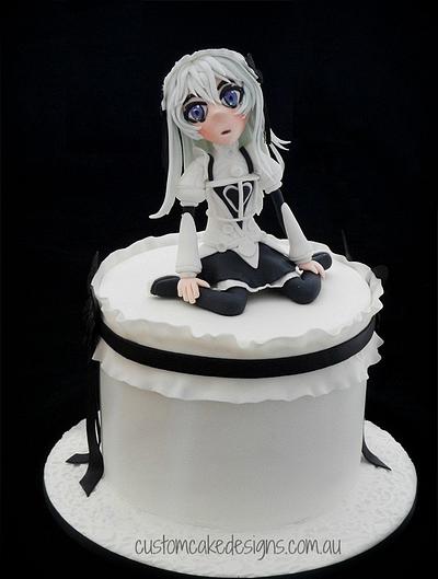 Anime Cartoon Chaika Cake - Cake by Custom Cake Designs