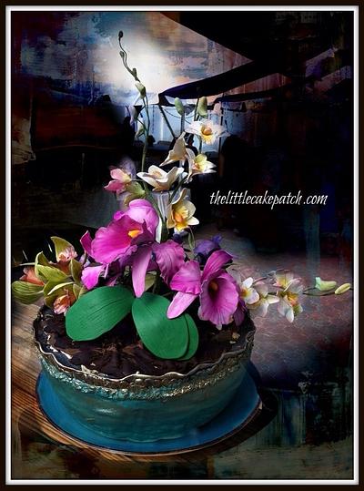 Orchid Pot - Cake by Joanne Wieneke