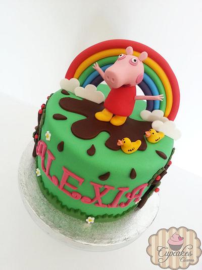 Peppa Pig fondant cake - Cake by Lari85