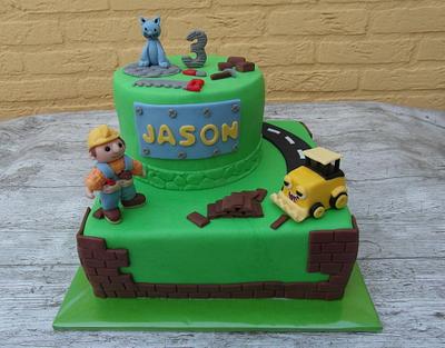 Bob the Builder cake  - Cake by Carla 