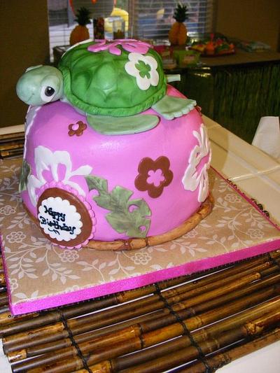 Hawaiian themed cake - Cake by Paula 