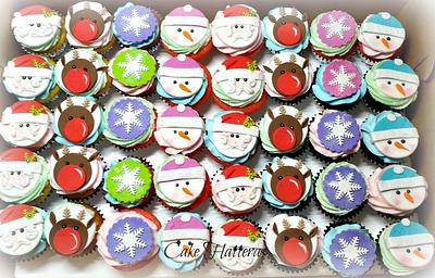 Christmas Cupcakes - Cake by Donna Tokazowski- Cake Hatteras, Martinsburg WV
