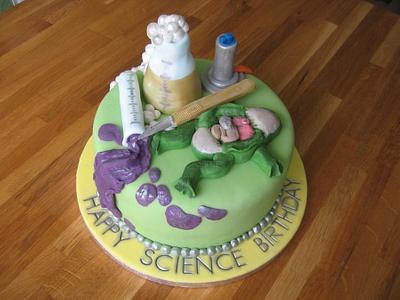 SCIENCE CAKE - Cake by PartyCakesByHayley