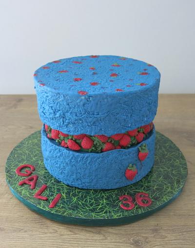 Strawberry Fields - Cake by The Garden Baker