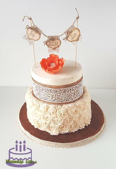 Vow renew - Cake by Mommade Cakes 