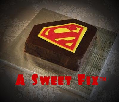 Superman - Cake by Heather Nicole Chitty
