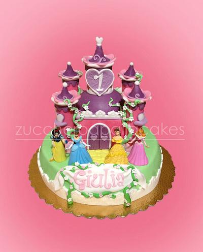 Castle of Princess Disney - Cake by Sara Luvarà - Zucchero a Palla Cakes