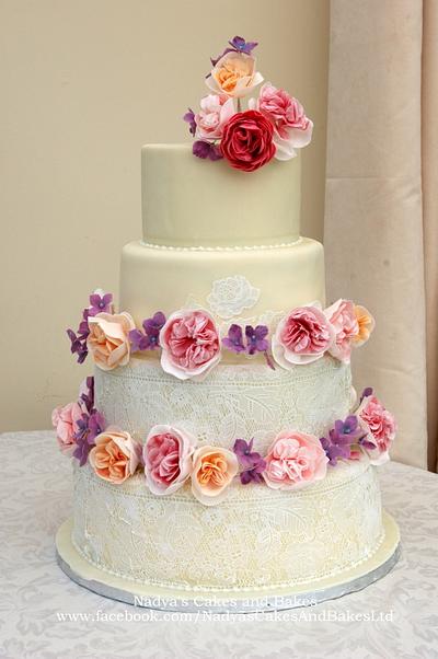 David Austin roses cake - Cake by Nadya