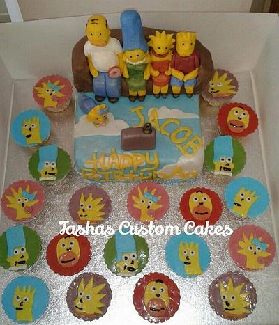 The Simpsons! - Cake by Tasha's Custom Cakes