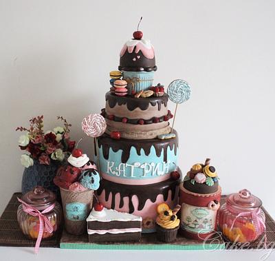 Cake of cakes for birthday girl - Cake by Eleonora Nestorova