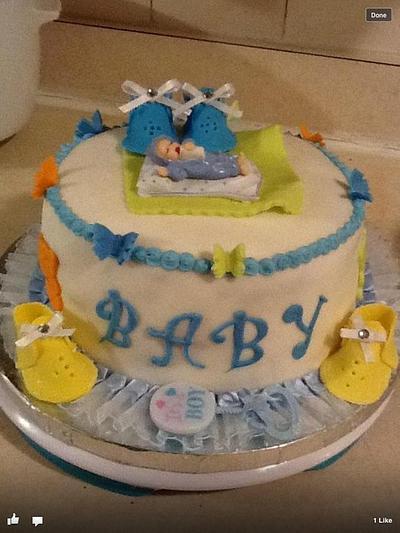 Baby shower   - Cake by Eneida Diaz