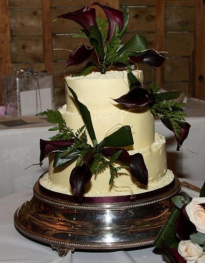 Ceri White Chocolate Wedding Cake - Cake by Ceri Badham
