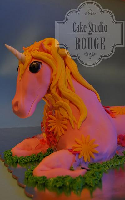 Pink horse - Cake by Ceca79